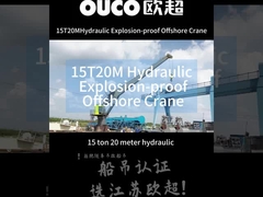 15T 20M hydrauliczny żuraw morski, żuraw na platformie naftowej